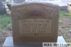 Annie "anne" Windham Hightower