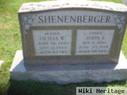 Olivia W. Shenenberger