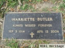 Harriette Butler