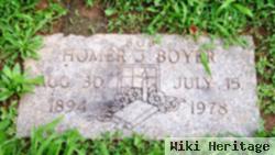 Homer J "bob" Boyer