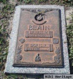 Ernest W Blain