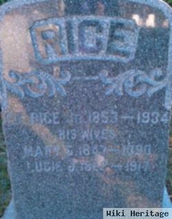 Lucie Jane Hisey Rice