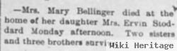 Mary Orendorf Bellinger