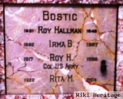 Roy Hallman Bostic, Sr