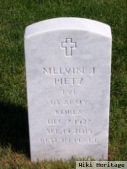 Pvt Melvin John Pietz