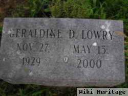 Geraldine D Ackerman Lowry