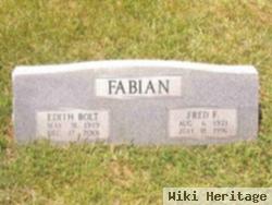 Edith Ina Bolt Fabian