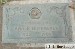 Ann "poppy" Popovich Huffmeyer