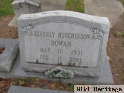 Beverly Hutchinson Rowan