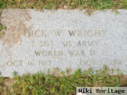 Sgt Dick W. Wright