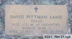 David Pittman Land