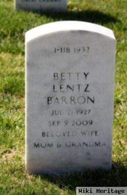 Betty Lentz Barron