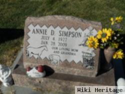 Annie D. Simpson