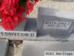 Betty O. Peddycord