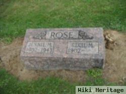 Cecil M Rose