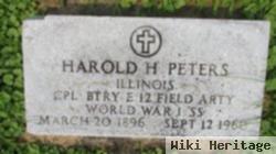 Harold H Peters