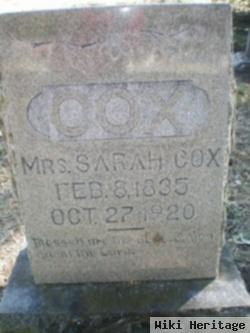 Sarah E. Short Cox