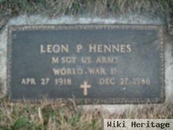 Sgt Leon Peter Hennes