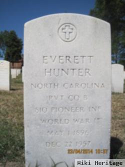 Pvt Everett Hunter