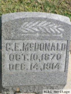 Charles E. Mcdonald