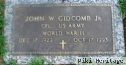 John W Gidcomb, Jr