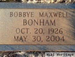 Bobbye Claire Maxwell Bonham