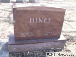 Dr A V Hines