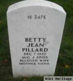 Betty Jean Pillard