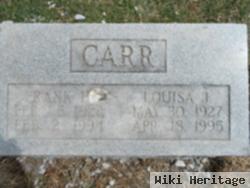 Louisa J Carr