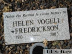 Helen Vogeli Fredrickson