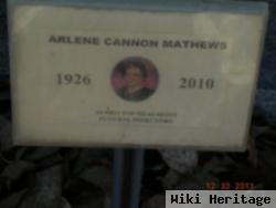 Arlene Cannon Mathews