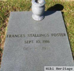 Martha Frances "mattie" Stallings Foster