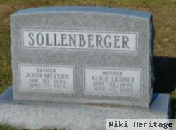 John Meyers Sollenberger