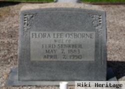 Florence Lee "flora" Osborne Senkbeil