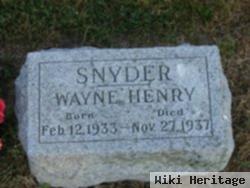 Wayne Henry Snyder