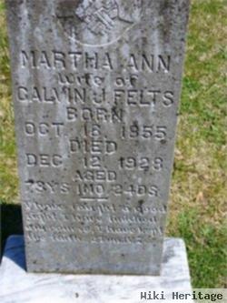 Martha Ann Brown Felts