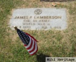 Corp James P. Lamberson