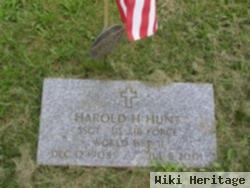 Sgt Harold H Hunt
