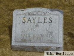 Lewis H. Sayles