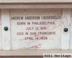 Andrew Anderson Louderback