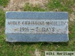 Audly Christine Mccollum