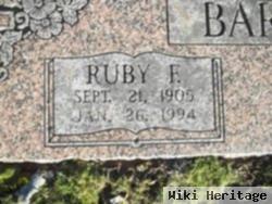 Ruby F Barrett