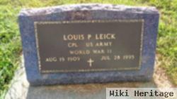 Louis P Leick