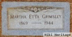 Martha Etta Grimsley