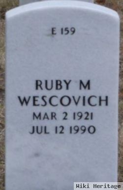 Ruby Mae Mcqueen Wescovich