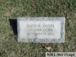 Daisy M Sayers