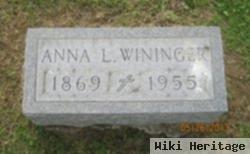 Anna L Wininger