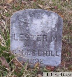 Lester M Hill