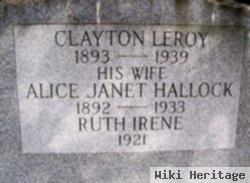 Alice Janet Hallock Leroy