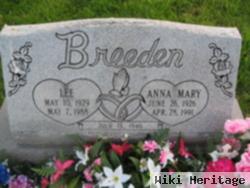 Anna Mary Collier Breeden